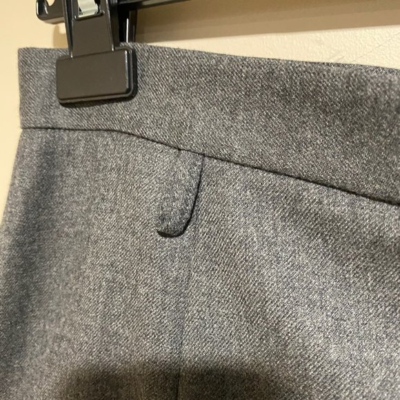 WOOL Holt Renfrew Collection Pencil Skirt, Gray - Picture 4 of 5